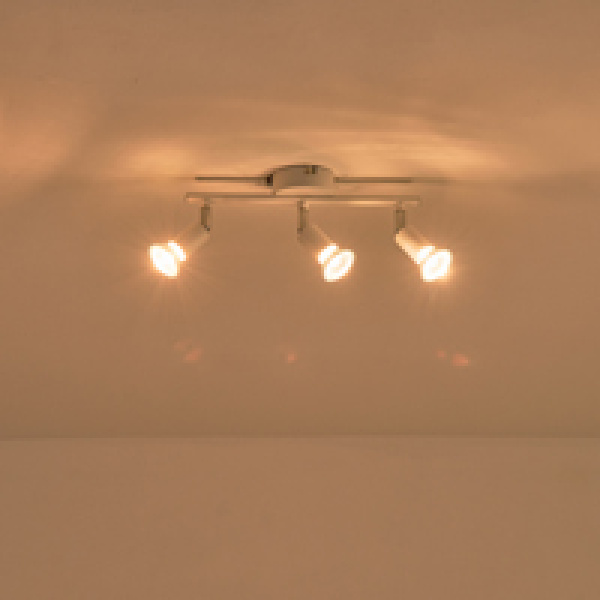 ΣΠΟΤ ΚΙΝΗΤΟ 2ΦΩΤΟ ΜΕΤΑΛΛΙΚΟ 2XGU10 Max 7W 220X80X125mm ΛΕΥΚΟ  ARTE ILLUMINA VORRAS - Image 3