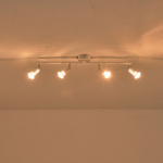 ΣΠΟΤ ΚΙΝΗΤΟ 3ΦΩΤΟ ΜΕΤΑΛΛΙΚΟ ΛΕΥΚΟ 3XGU10 Max 7w 300X80X125mm ARTE ILLUMINA VORRAS - Image 3