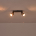 ΣΠΟΤ ΑΛΟΥΜΙΝΙΟΥ 2ΦΩΤΟ 2XGU10 250X80X120mm ΓΚΡΙ ARTE ILLUMINA LUXY - Image 3