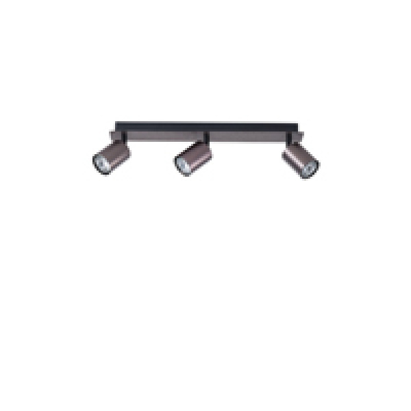ΣΠΟΤ ΑΛΟΥΜΙΝΙΟΥ 3ΦΩΤΟ 3XGU10 Max 7w 450X80X120mm ΓΚΡΙ ARTE ILLUMINA LUXY - Image 2