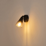 ΣΠΟΤ ΜΕΤΑΛΛΙΚΟ ΜΕ SMOKY ΓΥΑΛΙ 1XE14 MAX 7W  D80XH165mm ARTE ILLUMINA CLASSY - Image 3