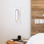 ΑΠΛΙΚΑ ΤΟΙΧΟΥ ΑΛΟΥΜΙΝΙΟΥ ΧΩΝΕΥΤΗ LED 3W 3000Κ Α170 ΛΕΥΚΗ ARTE ILLUMINA - Image 2