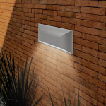 ΑΠΛΙΚΑ ΤΟΙΧΟΥ LED SLIM 6W IP65 220-240V 4000K 220X51X113mm ΓΚΡΙ PRO ARTE ILLUMINA - Image 3