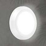 ΦΩΤΙΣΤΙΚΟ ΤΟΙΧΟΥ ΟΒΑΛ LED 4W 150X150X27 3CCT IP65 ΛΕΥΚΟ ARTE ILLUMINA - Image 2