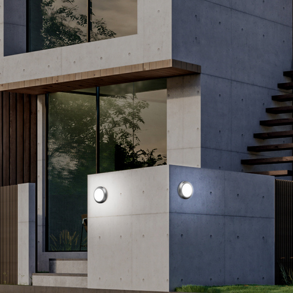 ΦΩΤΙΣΤΙΚΟ ΤΟΙΧΟΥ ΟΒΑΛ LED 4W 150X150X27 3CCT IP65 ΜΑΥΡΟ ARTE ILLUMINA - Image 3