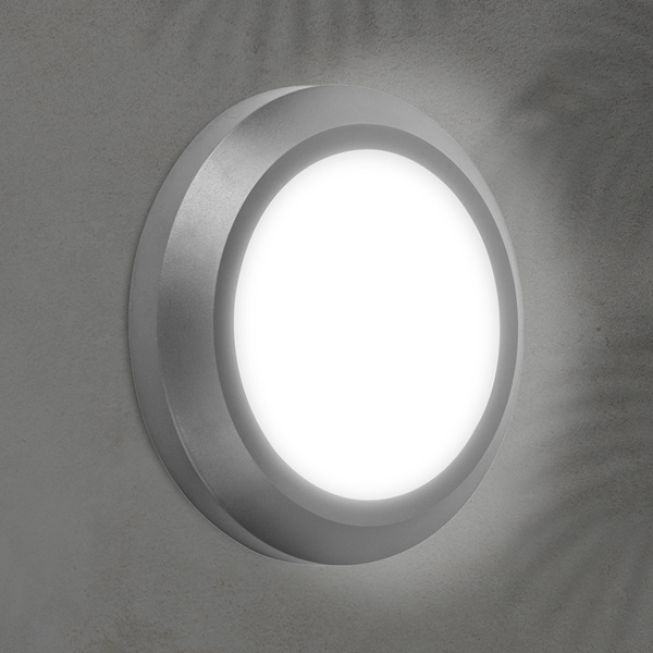 ΦΩΤΙΣΤΙΚΟ ΤΟΙΧΟΥ ΟΒΑΛ LED 4W 150X150X27 3CCT IP65 ΓΡΑΦΙΤΗΣ ARTE ILLUMINA - Image 2