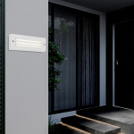 ΦΩΤΙΣΤΙΚΟ ΤΟΙΧΟΥ ΜΕ ΓΡΙΛΙΕΣ LED 6W 255X42X90 3CCT IP65 ΛΕΥΚΟ ARTE ILLUMINA SENARIO - Image 3