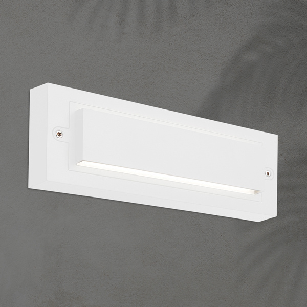 ΦΩΤΙΣΤΙΚΟ ΤΟΙΧΟΥ LED 6W 255X42X90 3CCT IP65 ΛΕΥΚΟ ARTE ILLUMINA SENARIO - Image 2