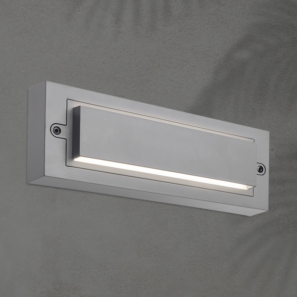 ΦΩΤΙΣΤΙΚΟ ΤΟΙΧΟΥ  LED 6W 255X42X90 3CCT IP65 ΓΚΡΙ ARTE ILLUMINA SENARIO - Image 2