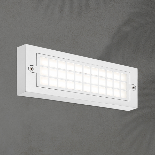 ΦΩΤΙΣΤΙΚΟ ΤΟΙΧΟΥ LED 6W 255X30X90 3CCT IP65 ΛΕΥΚΟ ARTE ILLUMINA SENARIO - Image 2