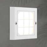 ΦΩΤΙΣΤΙΚΟ ΤΟΙΧΟΥ LED 6W 135X135X32 3CCT IP65 ΛΕΥΚΟ ARTE ILLUMINA SENARIO - Image 2