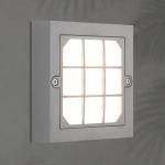 ΦΩΤΙΣΤΙΚΟ ΤΟΙΧΟΥ LED 6W 135X135X32 3CCT IP65 ΓΚΡΙ ARTE ILLUMINA SENARIO - Image 2