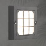 ΦΩΤΙΣΤΙΚΟ ΤΟΙΧΟΥ LED 6W 135X135X32 3CCT IP65 ΓΡΑΦΙΤΗΣ ARTE ILLUMINA SENARIO - Image 2