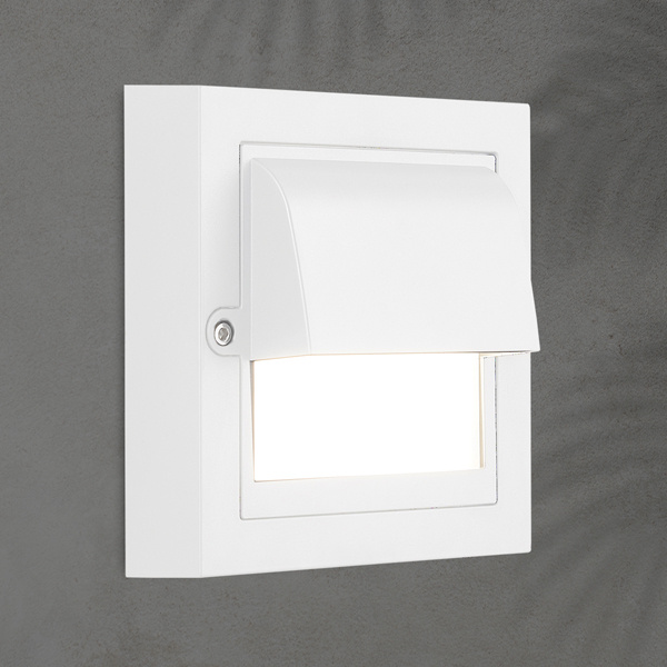 ΦΩΤΙΣΤΙΚΟ ΤΟΙΧΟΥ LED 6W 135X135X55 3CCT IP65 ΛΕΥΚΟ  ARTE ILLUMINA SENARIO - Image 2