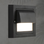 ΦΩΤΙΣΤΙΚΟ ΤΟΙΧΟΥ LED 6W 135X135X55 3CCT IP65 ΜΑΥΡΟ ARTE ILLUMINA SENARIO - Image 2