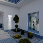 ΦΩΤΙΣΤΙΚΟ ΤΟΙΧΟΥ LED 12W 230X90X100 3CCT IP65 ΛΕΥΚΟ ARTE ILLUMINA LIMA - Image 3