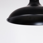 ΣΚΙΑΔΑ ΜΕΤΑΛΛΙΚΗ Φ360 ΜΑΥΡΗ ARTE ILLUMINA SIROS - Image 2