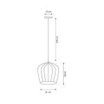 ΦΩΤΙΣΤΙΚΟ ΣΠΙΡΑΛ  Φ360 ΜΑΥΡΟ  ARTE ILLUMINA NAXOS - Image 2