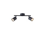 ΣΠΟΤ ΜΕΤΑΛΛΙΚΟ ΔΙΦΩΤΟ 2XGU10 Max 7W 300X80X155mm ΜΑΥΡΟ ARTE ILLUMINA OLYMP