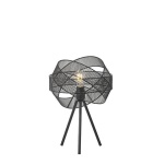 ΦΩΤΙΣΤΙΚΟ ΕΠΙΤΡΑΠΕΖΙΟ ΜΕΤΑΛΛΟ 1XE27 Max15w 300X300X4700mm ΜΑΥΡΟ ARTE ILLUMINA OGGI