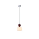ΦΩΤΙΣΤΙΚΟ ΚΡΕΜΑΣΤΟ ΜΟΝΟΦΩΤΟ G9 MAX 7W 60X1240mm ΛΕΥΚΟ-KOKKINO ARTE ILLUMINA AMETHYST