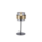 ΦΩΤΙΣΤΙΚΟ ΕΠΙΤΡΑΠΕΖΙΟ 1XE27 Max15w 180X415mm ΜΑΥΡΟ-ΧΡΥΣΟ ARTE ILLUMINA RELIAC