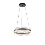 ΦΩΤΙΣΤΙΚΟ ΚΡΕΜΑΣΤΟ ΑΚΡΥΛΙΚΟ ΣΤΡΟΓΓΥΛΟ LED 48W 4320Lm 3000K Φ400mm ΑΣΗΜΙ ARTE ILLUMINA TORINO
