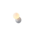 ΑΠΛΙΚΑ TOIXOY ΜΕΤΑΛΛΙΚΗ G9 MAX 25W 100X120mm ΛΕΥΚΟ ARTE ILLUMINA TERPSI