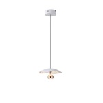 ΦΩΤΙΣΤΙΚΟ ΚΡΕΜΑΣΤΟ ΑΛΟΥΜΙΝΙΟ LED 8W 400Lm 3000K Φ230mm ΧΡΥΣΟ ARTE ILLUMINA ENIGMA