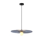 ΦΩΤΙΣΤΙΚΟ ΚΡΕΜΑΣΤΟ ΜΕΤΑΛΛΟ-ΥΦΑΣΜΑ 1XG9 MAX 10W Φ480mm ΜΑΥΡΟ ARTE ILLUMINA PIRUETTE