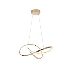 ΦΩΤΙΣΤΙΚΟ ΚΡΕΜΑΣΤΟ ΑΛΟΥΜΙΝΙΟ LED 30W 2000Lm 3000K Φ60mm ΧΡΥΣΟ ARTE ILLUMINA VENUS