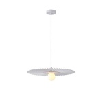 ΦΩΤΙΣΤΙΚΟ ΚΡΕΜΑΣΤΟ ΜΕΤΑΛΛΟ-ΥΦΑΣΜΑ 1XG9 MAX 10W Φ480mmΛΕΥΚΟ ARTE ILLUMINA PIRUETTE