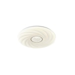 ΠΛΑΦΟΝΙΕΡΑ ΠΛΑΣΤΙΚΗ LED 60W 5580Lm 3000K 3CCT 3000-4000-6500K Φ480x75mm ΛΕΥΚΟ ARTE ILLUMINA TRIANO