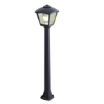 FUMAGALLI ΚΟΛΩΝΑ ΔΑΠΕΔΟΥ ΤΕΤΡΑΓΩΝΗ GIAFFA ROBY ΜΑΥΡΗ Ε27 200X945mm