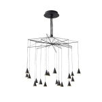 ΦΩΤΙΣΤΙΚΟ ΚΡΕΜΑΣΤΟ LED 90W 5400Lm 3000K Φ1000X1200mm ΜΑΥΡΟ ARTE ILLUMINA CAMPANELLE