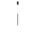 ΦΩΤΙΣΤΙΚΟ ΚΡΕΜΑΣΤΟ ΑΛΟΥΜΙΝΙΟ LED 3W 210Lm 3000K Φ50X1200mm ΜΑΥΡΟ ARTE ILLUMINA CASCADE