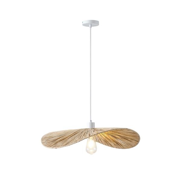 a81a63ffc7a249bba7ee2105ec4e5153 ΦΩΤΙΣΤΙΚΟ ΚΡΕΜΑΣΤΟ BAMBOO 1XE27 Max15w 550X550X120mm ARTE ILLUMINA OASIS - Image 1