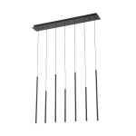 ΦΩΤΙΣΤΙΚΟ ΚΡΕΜΑΣΤΟ ΑΛΟΥΜΙΝΙΟ LED 14W 980Lm 3000K 940X1500X130mm ΜΑΥΡΟ ARTE ILLUMINA CASCADE