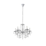 ΦΩΤΙΣΤΙΚΟ ΚΡΕΜΑΣΤΟ ΑΛΟΥΜΙΝΙΟ 5XE14 MAX 8W 1060X640mm ΔΙΑΦΑΝΕΣ ΓΥΑΛΙ ARTE ILLUMINA JEWEL