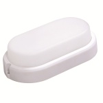 ΑΠΛΙΚΑ ΤΟΙΧΟΥ LED ΠΛΑΣΤΙΚΗ ΟΒΑΛ 15W 218X113X50mm  4000Κ ΛΕΥΚΗ ARTE ILLUMINA