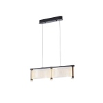 ΦΩΤΙΣΤΙΚΟ ΚΡΕΜΑΣΤΟ ΑΚΡΥΛΙΚΟ LED 2Χ16W 3024Lm 3000K 600X270X175mm ΓΑΛΛΙΚΟ ΧΡΥΣΟ ARTE ILLUMINA RAVENA