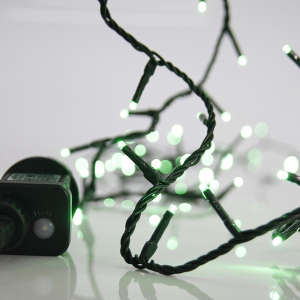 ab600f77fa96431eb2ab1ba072c72cf5 ΣΕΙΡΑ, 100 LED 3mm, 31V ΜΕΤΑΣΧΗΜΑΤΙΣΤΗ, 8 ΠΡΟΓΡΑΜΜΑΤΑ & ΜΝΗΜΗ, ΠΡΑΣΙΝΟ PVC ΚΑΛΩΔΙΟ, ΠΡΑΣΙΝΟ LED ΑΝΑ 5cm, ΠΡΟΕΚΤΑΣΗ ΠΑΡΟΧΗΣ 3m, ΙΡ44 - Image 1
