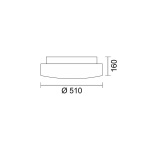 ΑΝΕΜΙΣΤΗΡΑΣ ΟΡΟΦΗΣ LED 40W [ 3000K | 4000K | 6000K ] - Image 2
