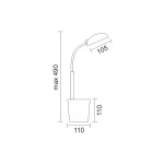 ΦΩΤΙΣΤΙΚΟ LED ΓΡΑΦΕΙΟΥ 5W - Image 2
