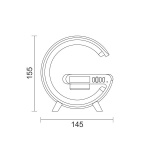 ΦΩΤΙΣΤΙΚΟ LED ΓΡΑΦΕΙΟΥ ΜΕ HXEIO BLUETOOTH KAI ΒΑΣΗ ΑΣΥΡΜΑΤΗΣ ΦΟΡΤΙΣΗΣ CCT - Image 2