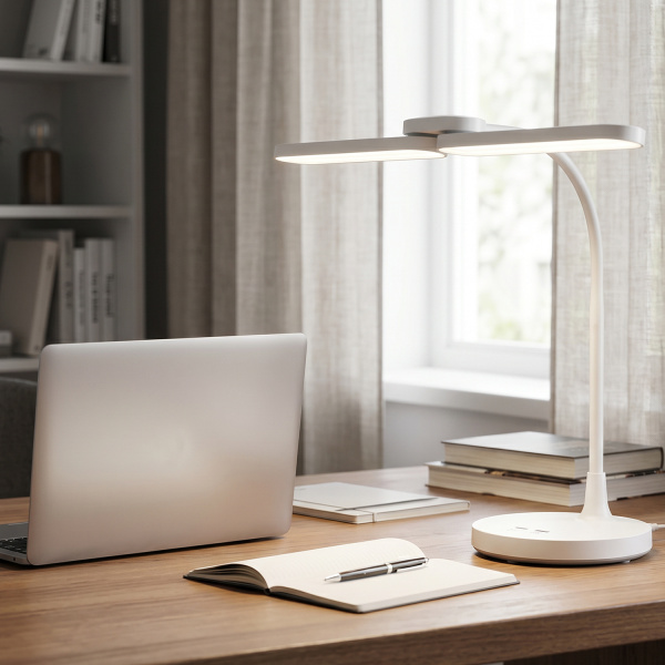 ΦΩΤΙΣΤΙΚΟ ΓΡΑΦΕΙΟΥ LED ACA BL1043WH ΛΕΥΚΟ 8W CCT 3000K/3800K/5700K 300LMIP20 - Image 2