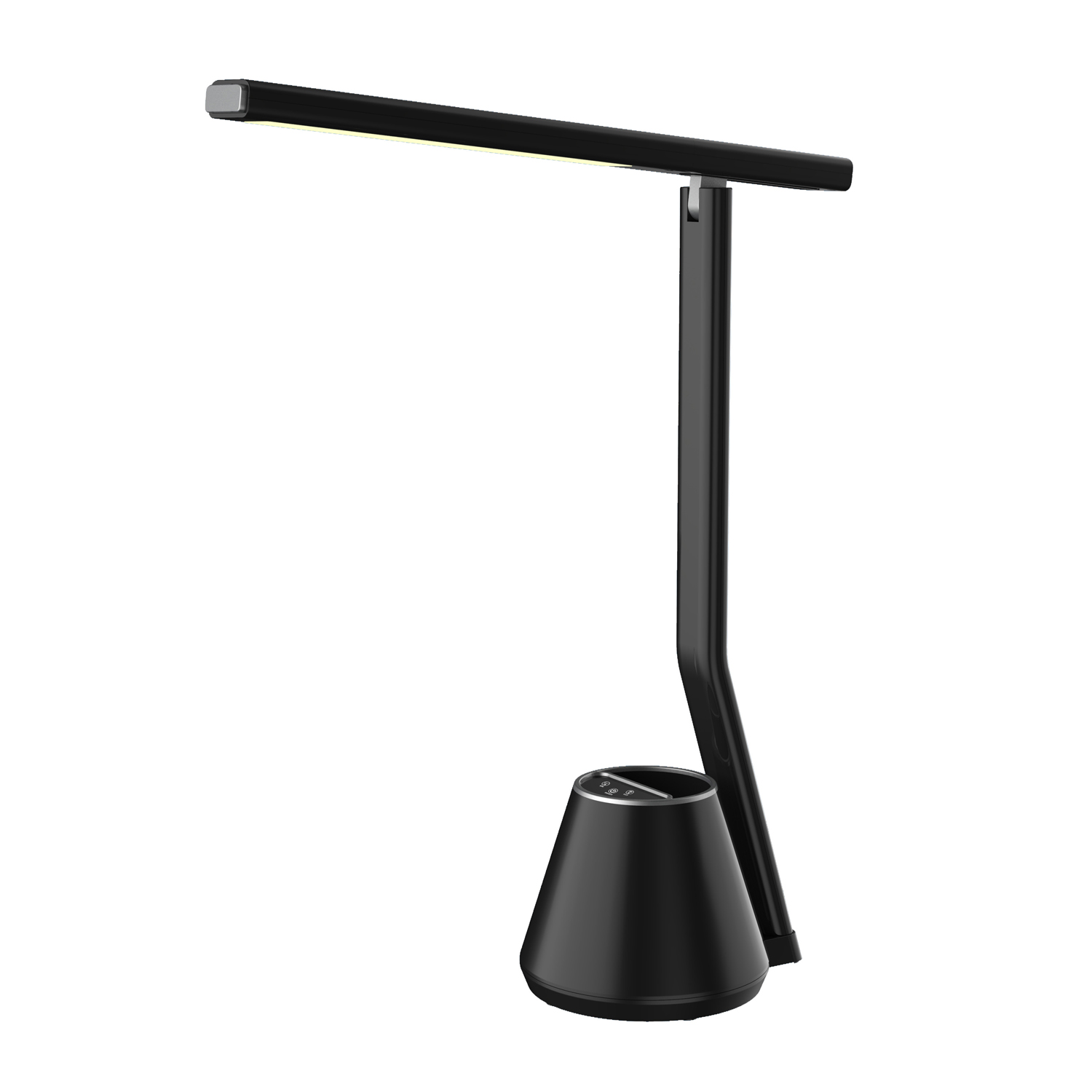 BL1066BK ΦΩΤΙΣΤΙΚΟ ΓΡΑΦΕΙΟΥ ΜΑΥΡΟ ΠΛΑΣΤΙΚΟ LED SMD 7W 450LM CCT 3000K-4300K-6000K IP20 - Image 1