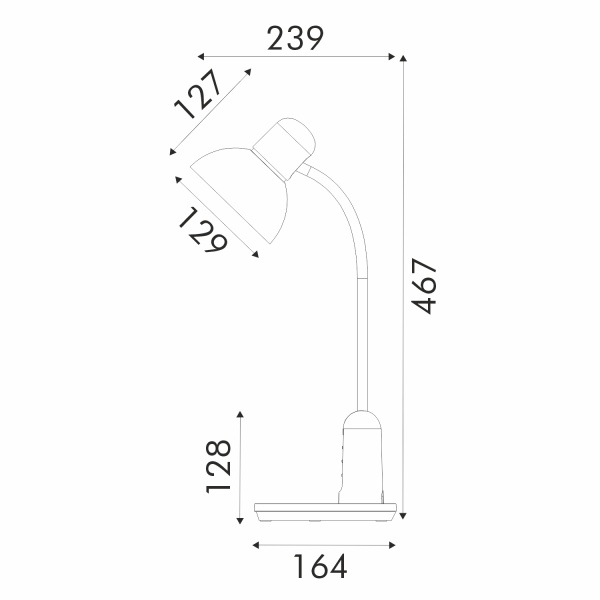 ΦΩΤΙΣΤΙΚΟ ΓΡΑΦΕΙΟΥ LED ACA BL1123BK ΜΑΥΡΟ 8W CCT 3000K/3800K/5700K 400LM - Image 3