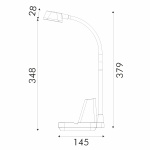 ΦΩΤΙΣΤΙΚΟ ΓΡΑΦΕΙΟΥ LED ACA BL1177WH ΛΕΥΚΟ 8W CCT 3000K/4000K/6100K 300LMIP20 - Image 3