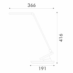 ΦΩΤΙΣΤΙΚΟ ΓΡΑΦΕΙΟΥ ΛΕΥΚΟ ΠΛΑΣΤΙΚΟ LED SMD  10W 550LM  CCT 3000K-4000K-5700K IP20 - Image 3